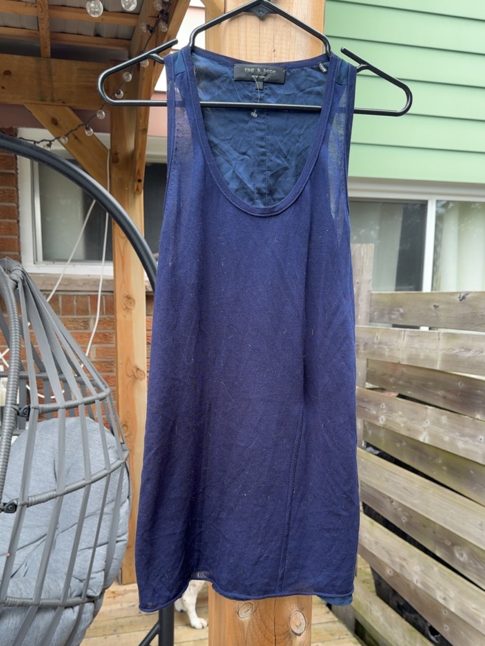 Rag & Bone navy blue tank top